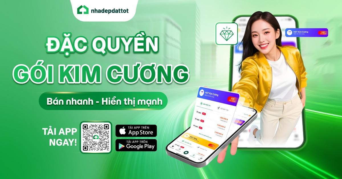 Đặc quyền tối thượng: Giải mã sức mạnh "Gói Kim Cương" của Nhadepdattot – Chìa khóa "Bán nhanh – Hiển thị mạnh"