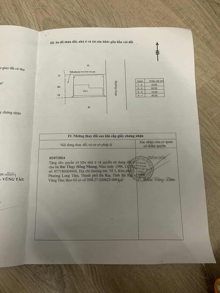 Bán Nhà riêng 2 Phòng Ngủ tại Xã Cù Bị, Châu Đức. Pháp lý sạch, giá TỐT (LH để biết giá).