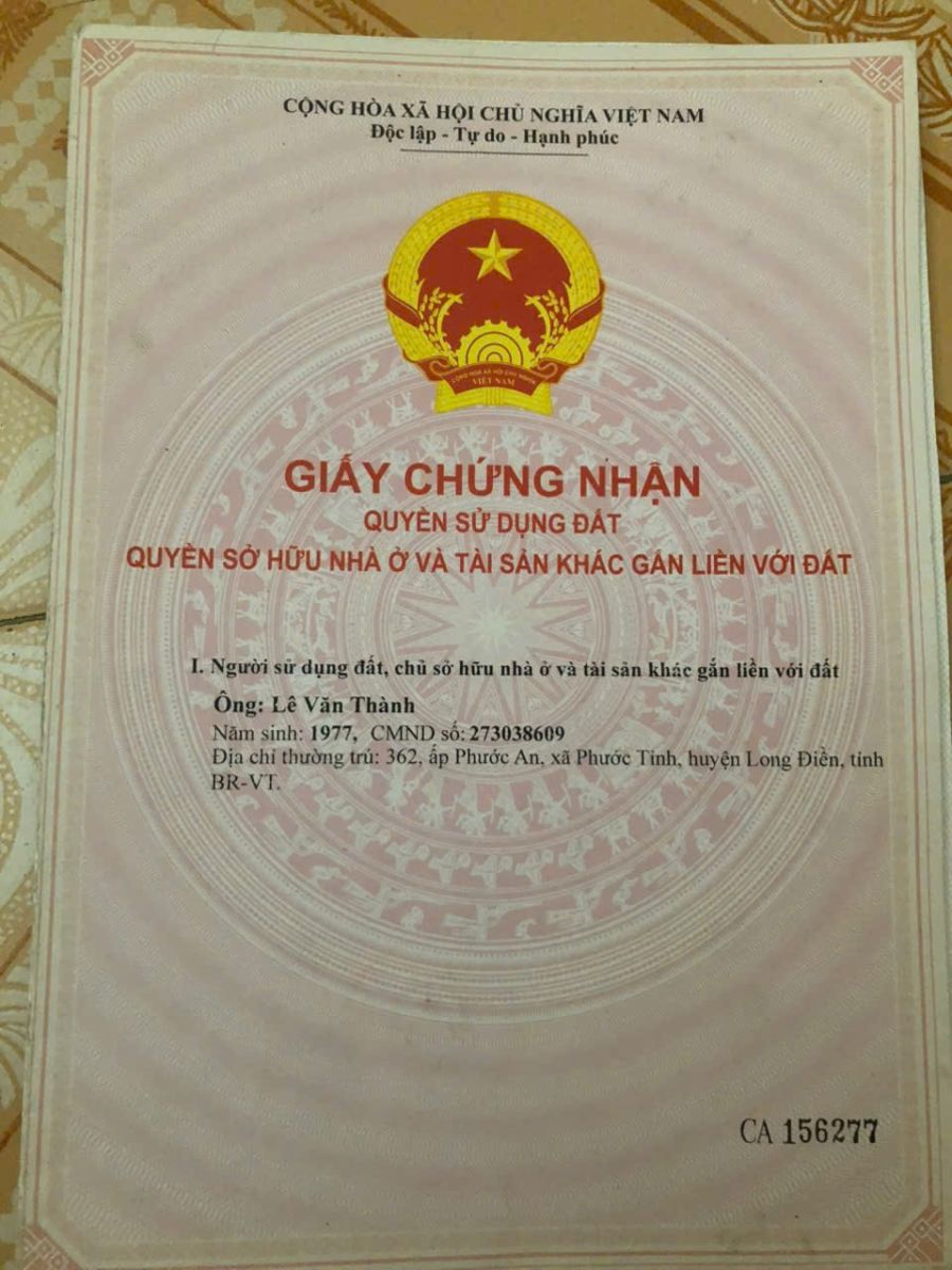 [HIẾM] Đất Lớn Tam Phước (Long Điền) Gần 3000m² - 2 Lô Cùng 1 Sổ, Sẵn Sàng Bán Giá 10.5 Tỷ!