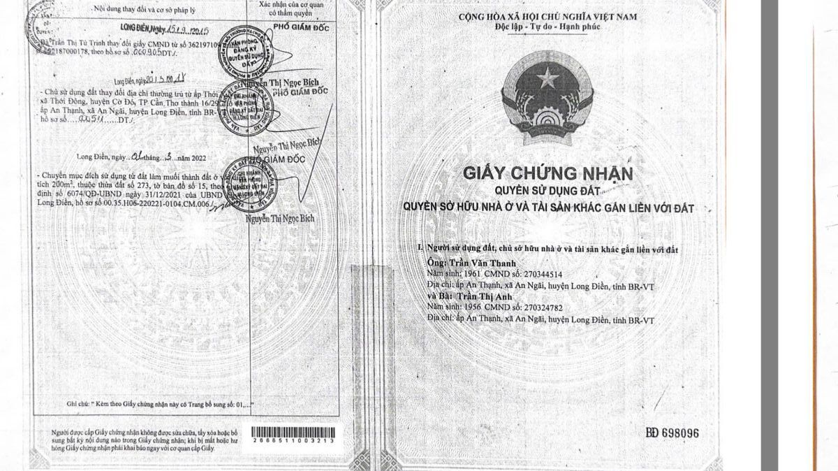 Siêu phẩm đất 3000m² Long Điền, Bà Rịa – Vũng Tàu – Vị trí đẹp, giá tốt chỉ 25 tỷ (thương lượng)