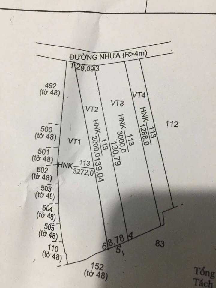 Bán gấp 2 tỷ - đất làm nhà vườn - 1288m2 - Đất Đỏ Bà Rịa Vũng Tàu