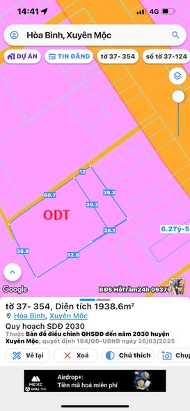 ☘️BÁN LÔ ĐẤT CÁCH MT 328 40M MẶT TIỀN LỚN (HÒA BÌNH CŨ)☘️