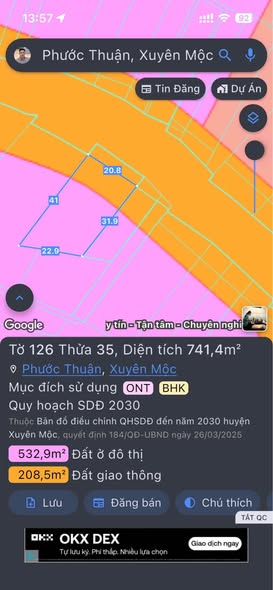 💥 CẦN BÁN LÔ ĐẤT 21M MẶT TIỀN DT998 (328 CŨ) – GIÁ TỐT NHẤT KHU HỒ TRÀM