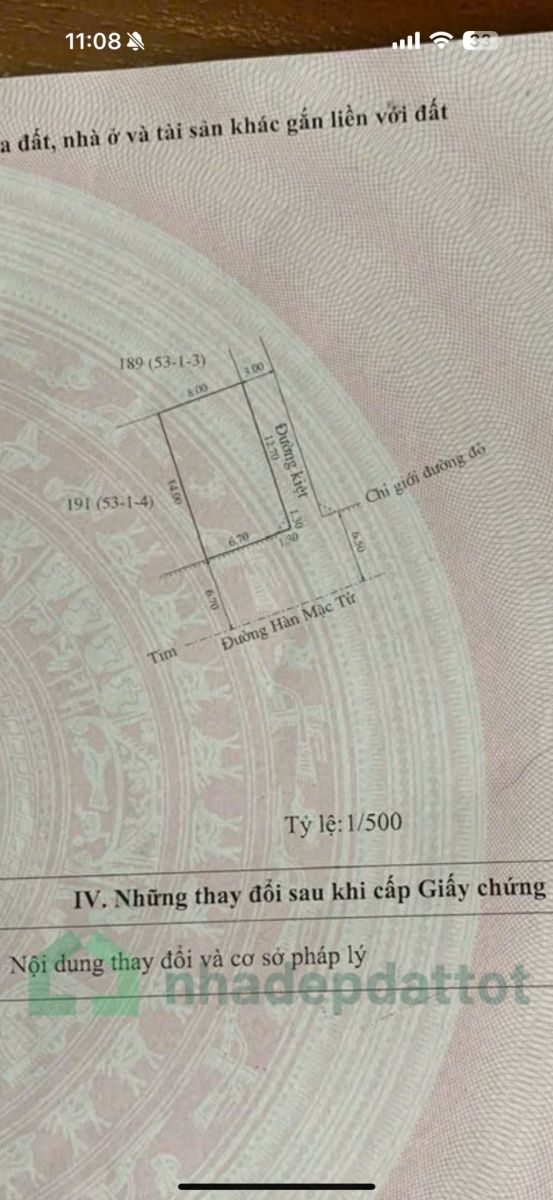 BÁN LÔ ĐẤT 2 MẶT TIỀN – VỊ TRÍ ĐẸP NGAY TRUNG TÂM VĨ DẠ, TP HUẾ