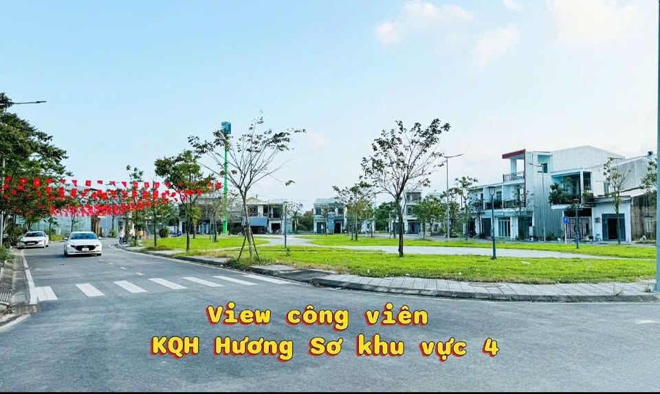 🌟 BÁN LÔ GÓC 2 MẶT TIỀN – VIEW CÔNG VIÊN KQH HƯƠNG SƠ (KV4)