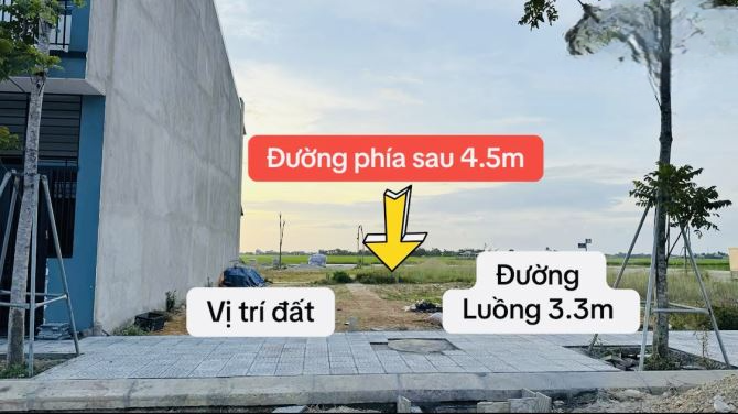 Siêu Phẩm Đất 60m² Kẹp Mương – 2 Mặt Thoáng – Hướng Đông Nam – Giá Chỉ 1,45 Tỷ
