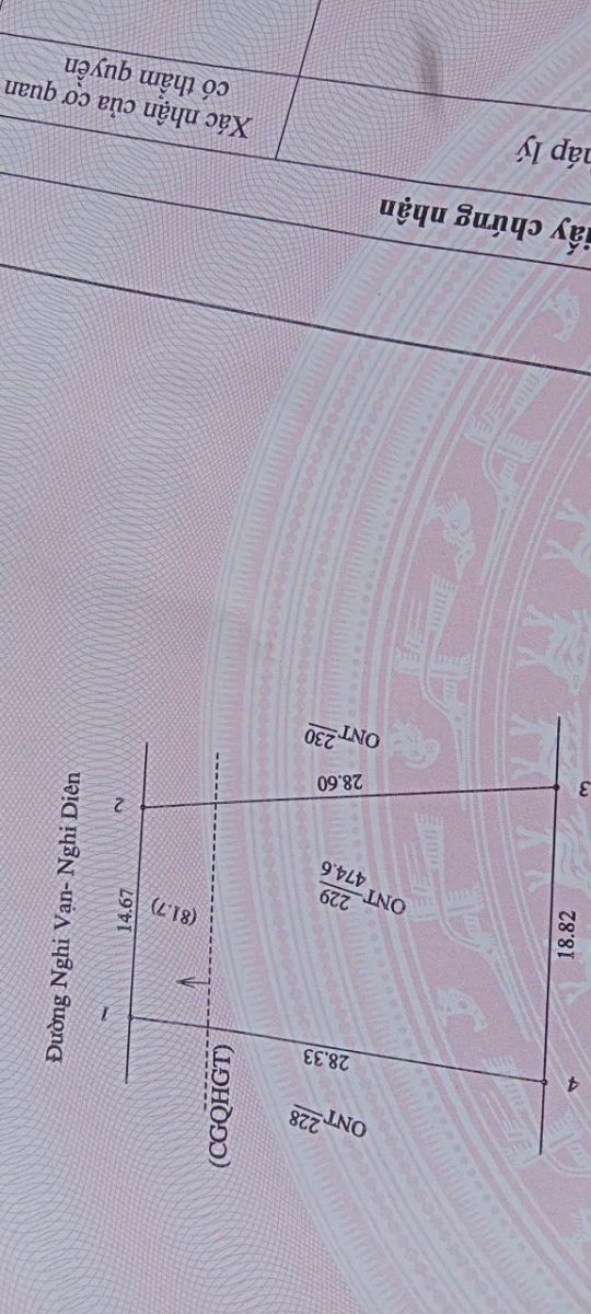 Bán đất Nghi Vạn, Nghi Lộc - DT 410,76m2 - Tặng kèm nhà - Giá 15 triệu/m2