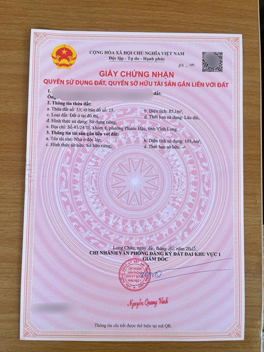 🔥 CẦN BÁN CĂN BIỆT THỰ MÁI THÁI GÓC 3 MẶT TIỀN NGAY TẠI TRUNG TÂM F4 - VĨNH LONG 🔥