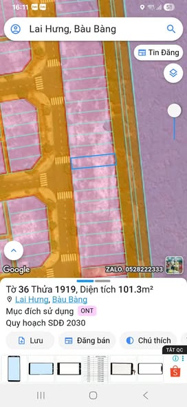 💥 CHỦ GỬI BÁN ĐẤT KDC NAM LONG LAI HƯNG – BÀU BÀNG, BÌNH DƯƠNG