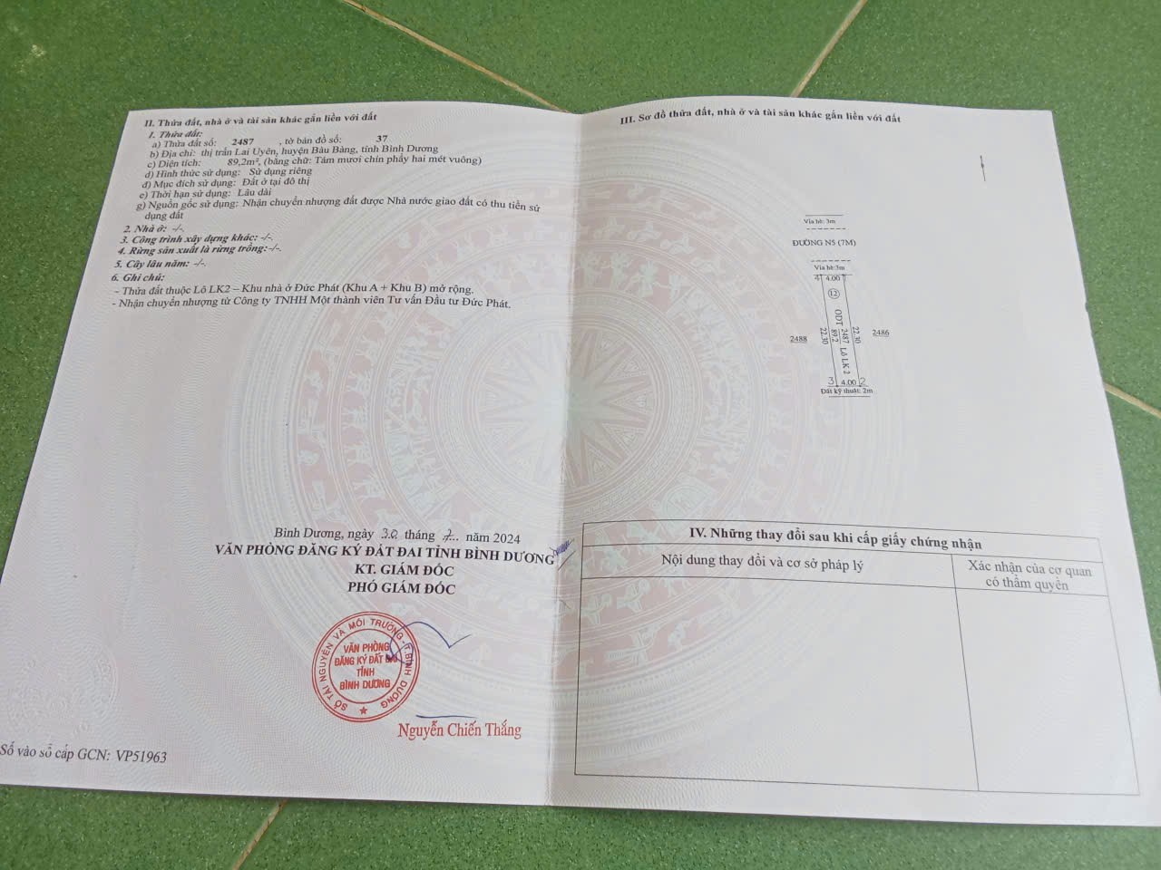 Bán đất đẹp - KDC Đức Phát – Lai Uyên, Bàu Bàng – CÓ THƯƠNG LƯỢNG