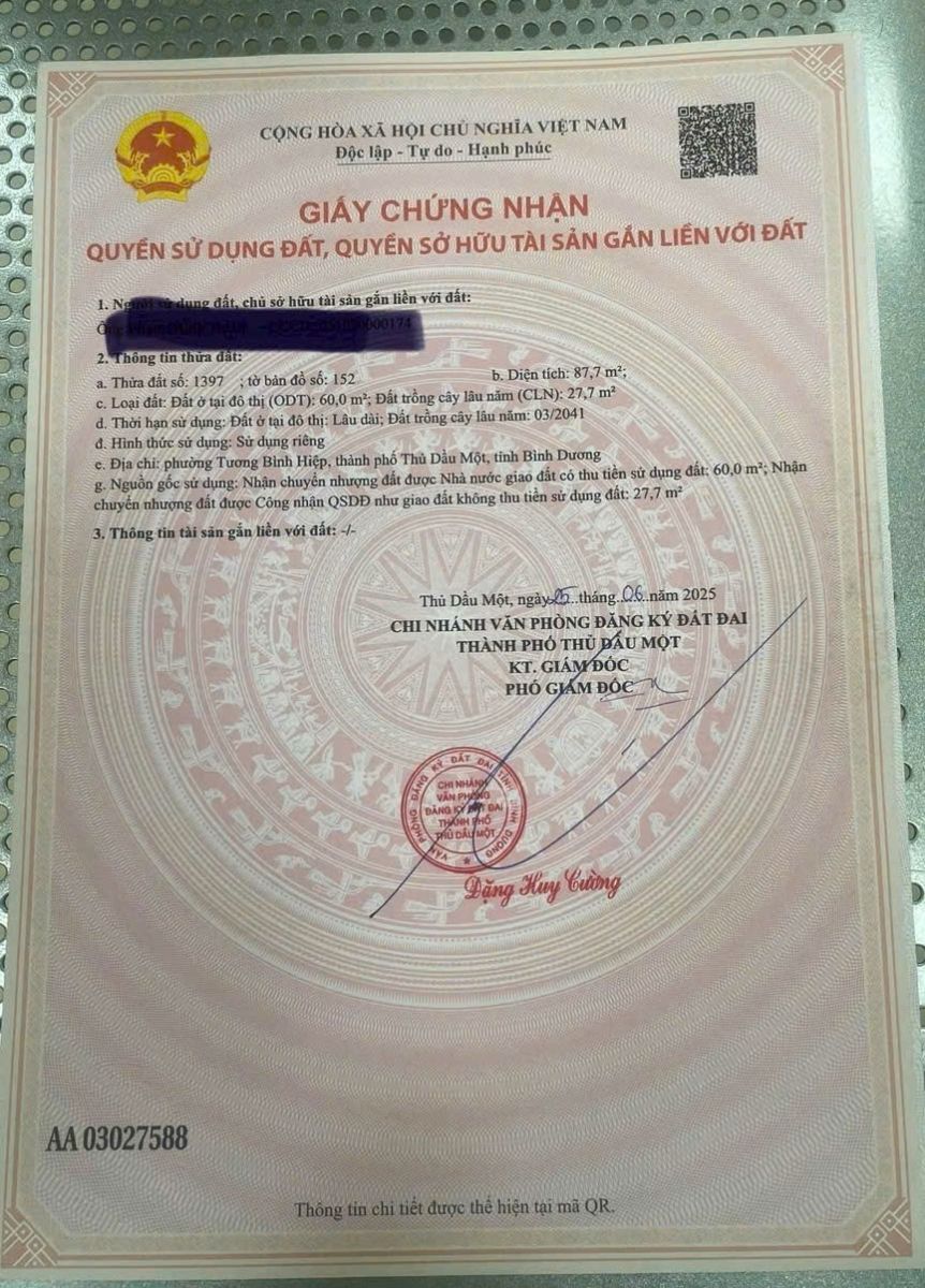 💥 Nhà 1 Trệt 1 Lầu Mặt Tiền DX143 – Ô Tô Vào Nhà – Giá Chỉ 2,85 Tỷ – Tương Bình Hiệp, TDM