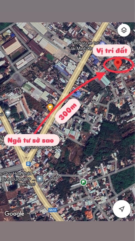 BÁN ĐẤT NGÃ TƯ DX68 – ĐỊNH HÒA – THỦ DẦU MỘT – KINH DOANH TỐT