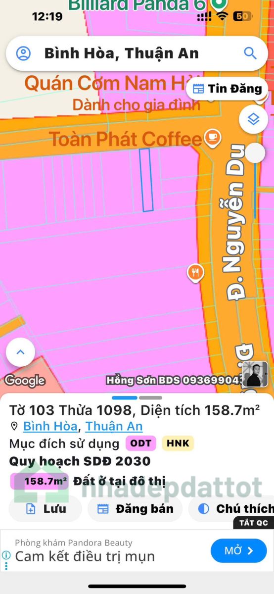 Bán nhà cấp 4 – Mặt tiền đường kinh doanh – Phường Bình Hòa, TP. HCM – Diện tích 5x31m – Giá thương lượng