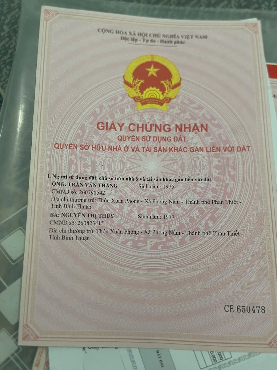 Bán gấp đất đẹp tại hàm Thuận bắc, tỉnh Bình Thuận. Giá cực tốt