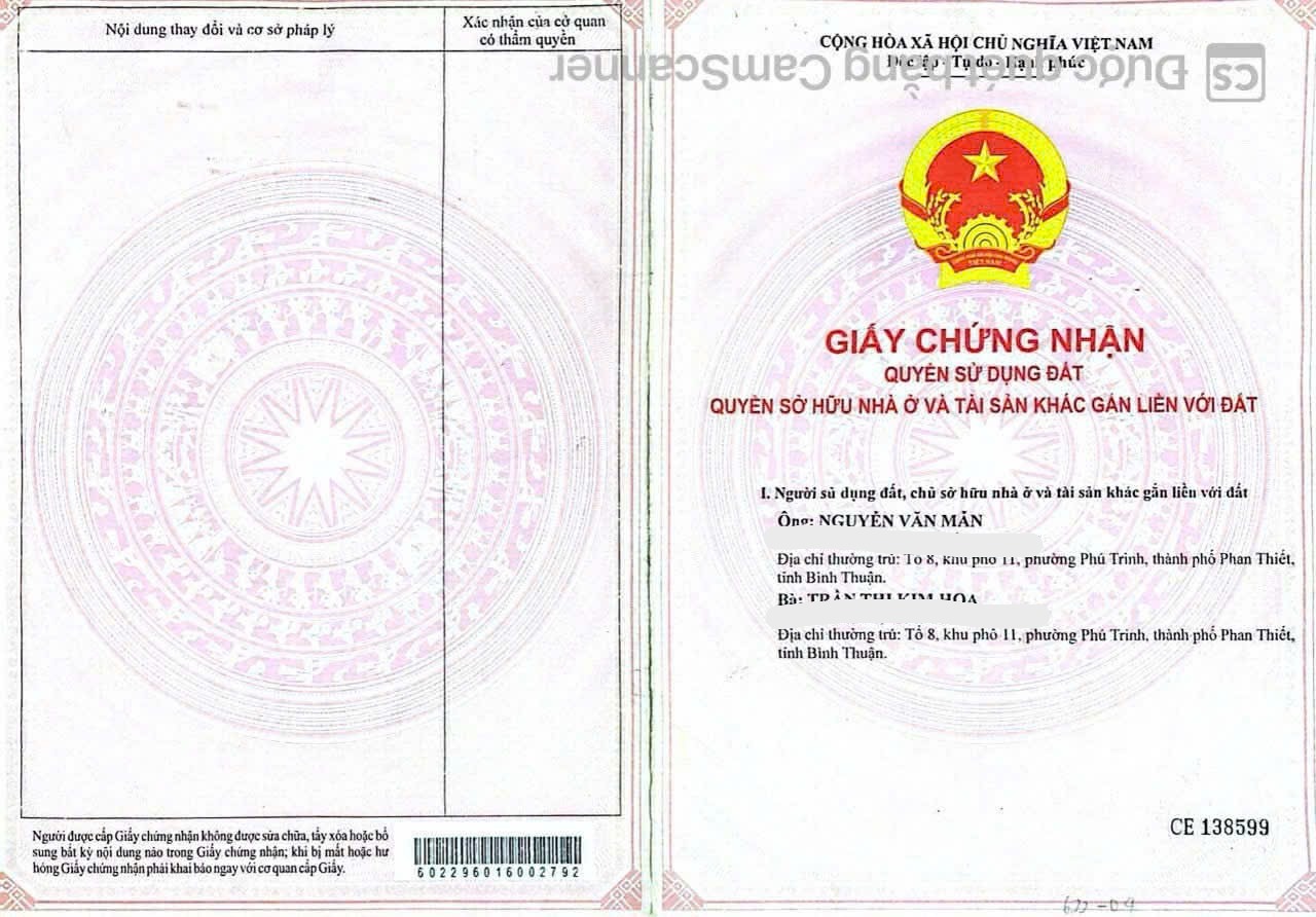 🏡 BÁN NHÀ HẺM 43 PHẠM THỊ NGƯ – SỔ RIÊNG – VÀO Ở LIỀN