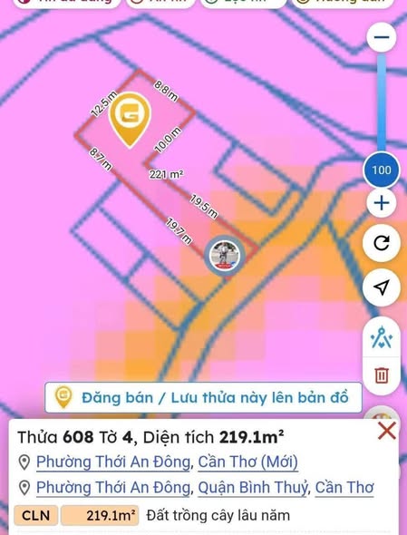 Nền 219m², gần cầu Ông Bền giá chỉ 5xx triệu - Nhà Đẹp Đất Tốt