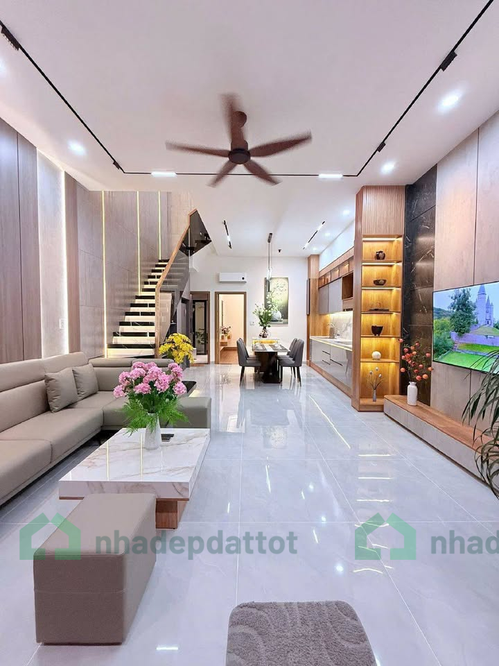 BÁN NHÀ 3 TẦNG MỚI – ĐƯỜNG NHỰA 8M – GẦN NGÃ 4 HỒ TÙNG MẬU & HOÀNG THỊ LOAN