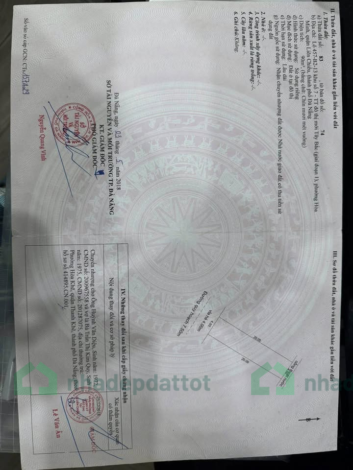 BÁN ĐẤT TẶNG NHÀ – MẶT TIỀN ĐƯỜNG 7M5 TRẦN QUANG LONG – SÁT HOÀNG TRUNG THÔNG, LIÊN CHIỂU - 5,290 TỶ