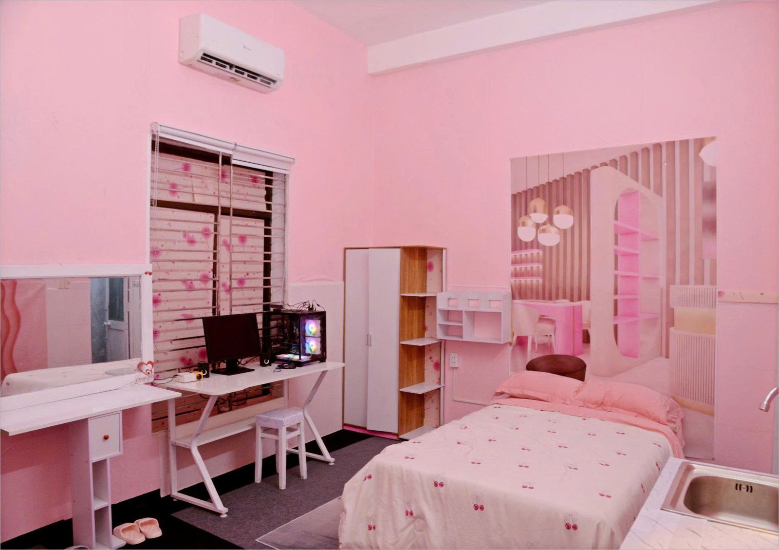 Cho thuê phòng đầy đủ nội thất cơ bản 20m2 giá 5tr5