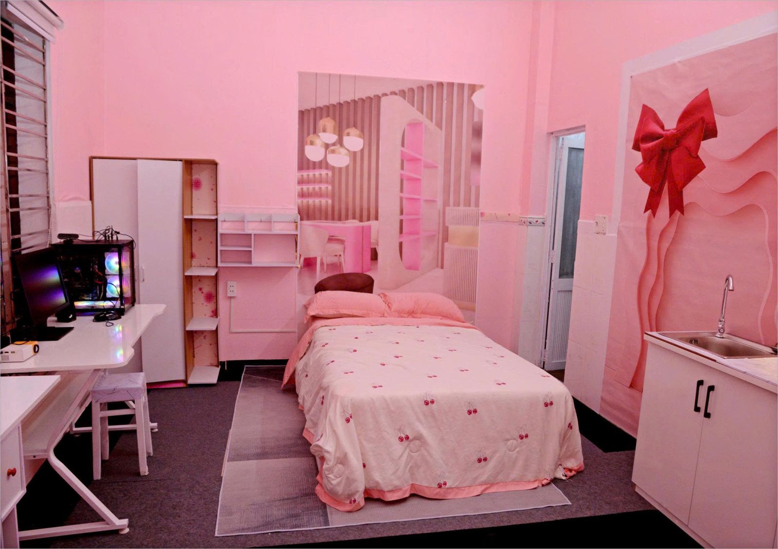 Cho thuê phòng đầy đủ nội thất cơ bản 20m2 giá 5tr5