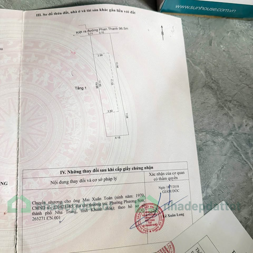 BÁN LÔ ĐẤT TRUNG TÂM ĐÀ NẴNG – KIỆT 183 PHAN THANH, THÔNG RA HÀM NGHI - 80M2 - 3 TỶ 750TR