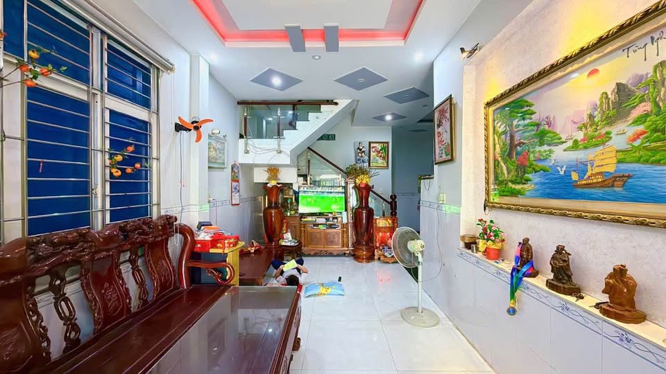 BÁN NHÀ 1 TRỆT 2 LẦU – VỊ TRÍ 2 MẶT TIỀN HẺM – TRẦN QUỐC TOẢN, BÌNH ĐA -115m2