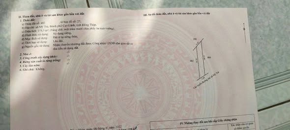 🏡 CẦN BÁN GẤP – GIẢM GIÁ MẠNH – NỀN BIỆT THỰ 2 LÔ LIỀN KỀ – PHƯỜNG MỸ TRÀ, TP. CAO LÃNH, ĐỒNG THÁP