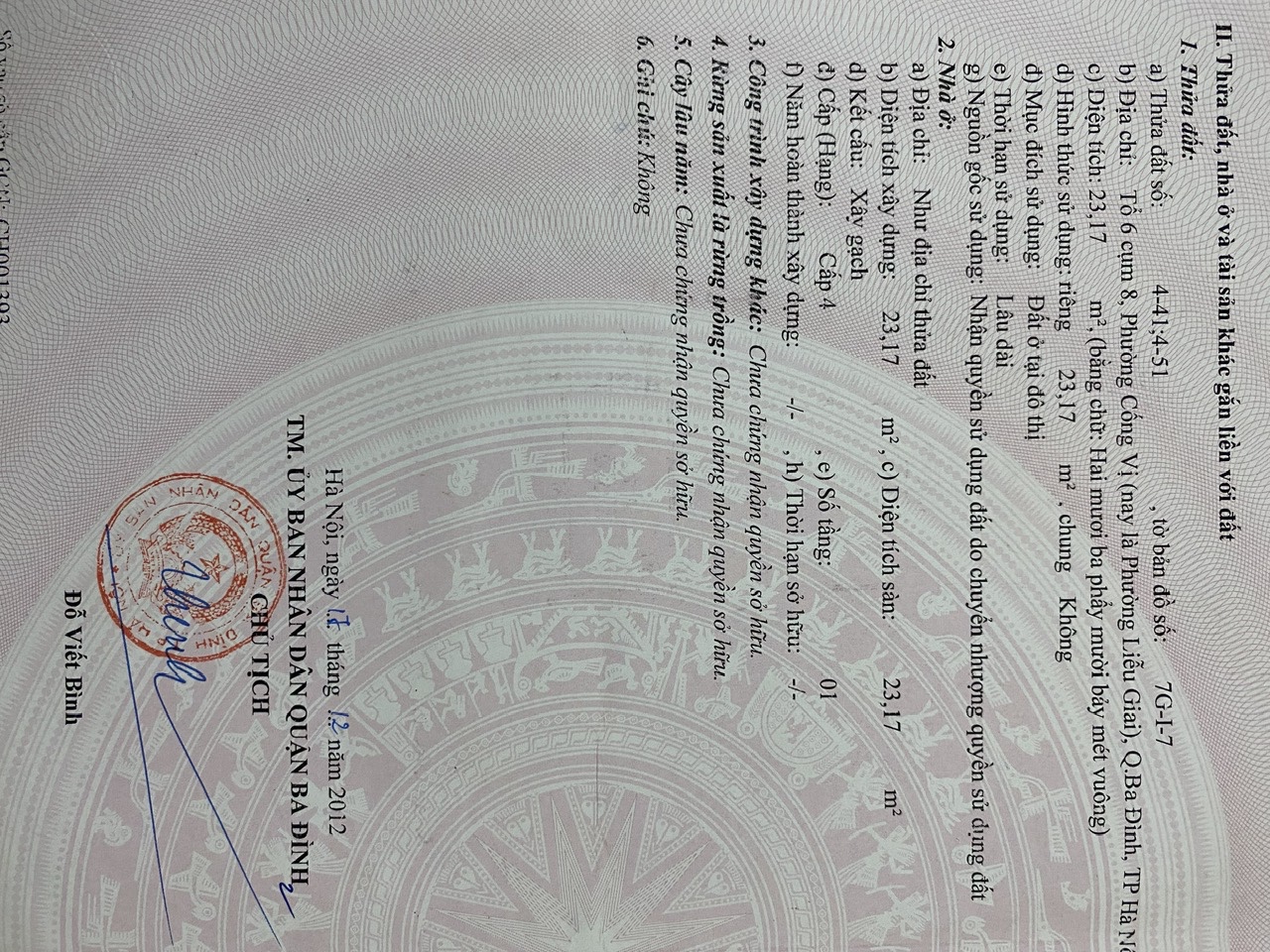 BÁN NHÀ TRUNG TÂM BA ĐÌNH – PHỐ CÔNG VỊ – NHÀ ĐẸP Ở NGAY, GIÁ CHỈ 5,5 TỶ