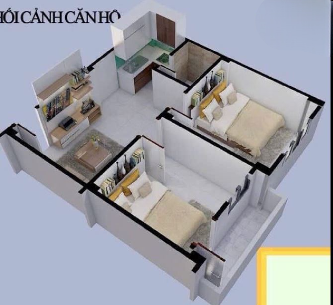 Chung cư mi ni Mai Dịch, Cầu Giấy, 46m2, 2PN, VS, khách, bếp, Chỉ 2 tỷ 20 triệu.