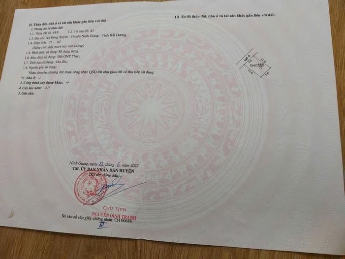🔥 DUY NHẤT 1 LÔ ĐẤT TẠI ĐÔNG CAO – ĐÔNG XUYÊN – NINH GIANG | GIÁ CHỈ 6XX