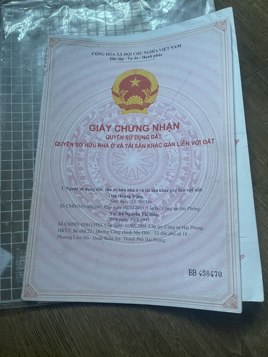 Bán gấp nhà 2 tầng thành phố Hải Phòng. Giá hợp lý, thương lượng chính chủ.