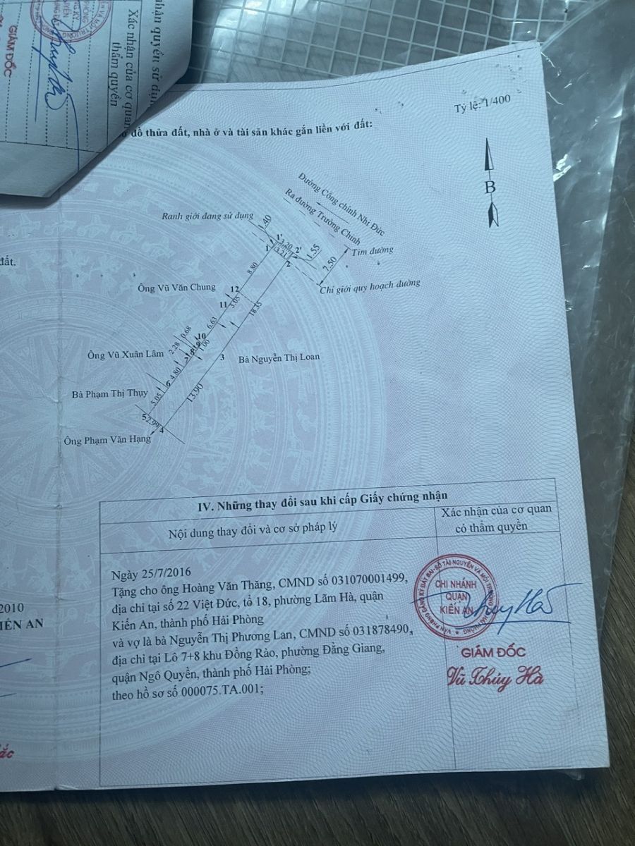 Bán gấp nhà 2 tầng thành phố Hải Phòng. Giá hợp lý, thương lượng chính chủ.