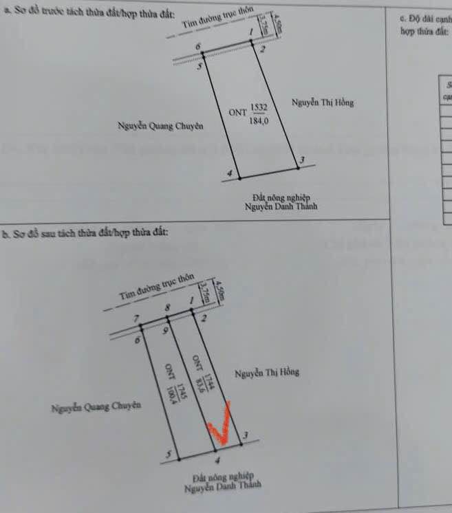 Đất trung tâm xã Ngũ Phúc – mặt đường 9m – gần KCN Ngũ Phúc – 83.6m² – giá chỉ 1 tỷ 8xx