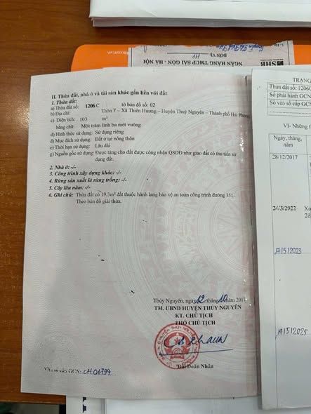 🏡 BÁN ĐẤT CHÍNH CHỦ – CỔNG CHỢ TRỊNH XÁ, THIÊN HƯƠNG, THUỶ NGUYÊN