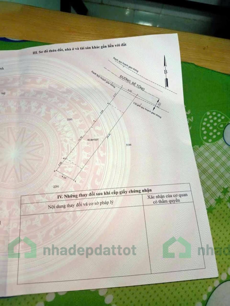BÁN NHÀ CẤP 4 – SỔ HỒNG RIÊNG – GẦN NGÃ TƯ CHIÊU LIÊU – TDM, BÌNH DƯƠNG