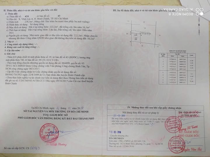 🏡 ĐẤT THỔ CƯ SỔ RIÊNG – HẺM 1/ SƯ ĐOÀN 9 – 15X16M – KDC HIỆN HỮU 👨‍👩‍👧‍👦