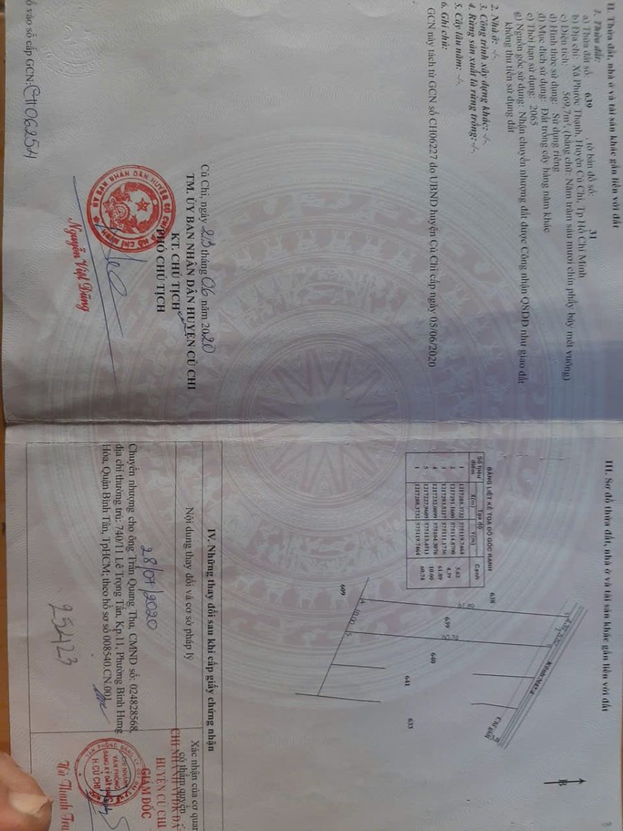 🏡 BÁN ĐẤT HUYỆN CỦ CHI – TP.HCM