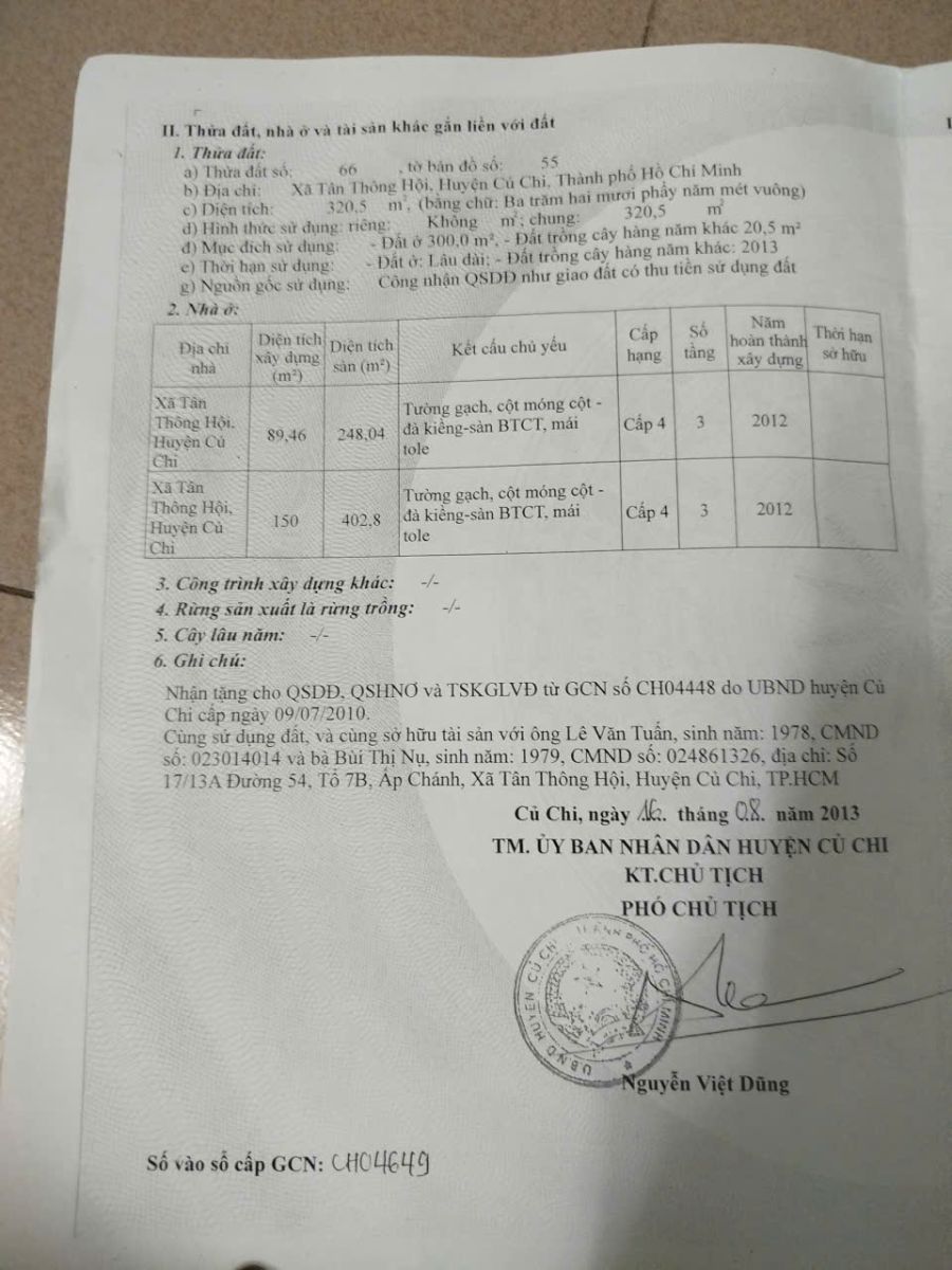 🏡 BÁN 2 CĂN NHÀ LIỀN KỀ – XÃ TÂN THÔNG HỘI, HUYỆN CỦ CHI, TP.HCM🏡