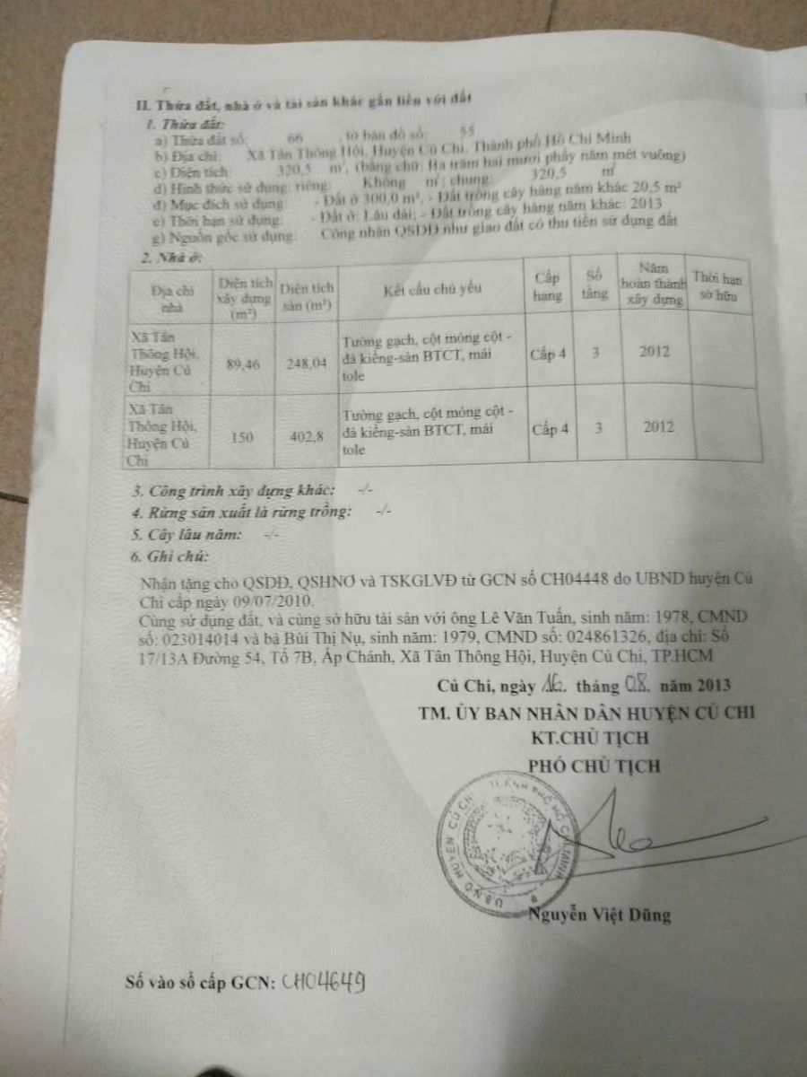 🏡 BÁN 2 CĂN NHÀ LIỀN KỀ – XÃ TÂN THÔNG HỘI, HUYỆN CỦ CHI, TP.HCM🏡