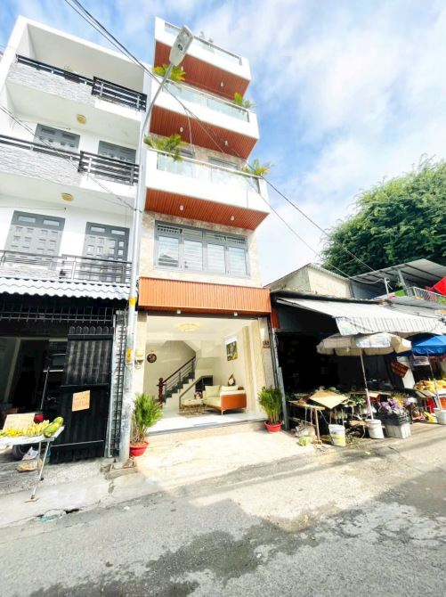 28m2, BÁN NHÀ 5 TẦNG, MẶT TIỀN BÙI QUANG LÀ, P12 GÒ VẤP, 4.xx TỶ