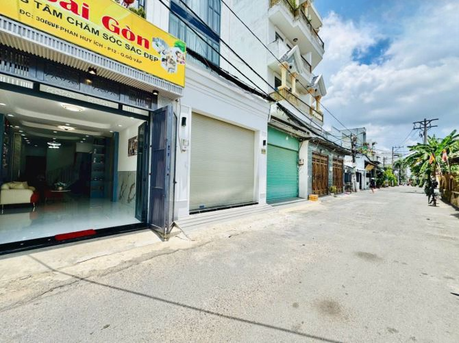 56m2, NHÀ BÁN MẶT TIỀN, 2 TẦNG, PHAN HUY ÍCH, P12 GÒ VẤP, 5 TỶ x Tl