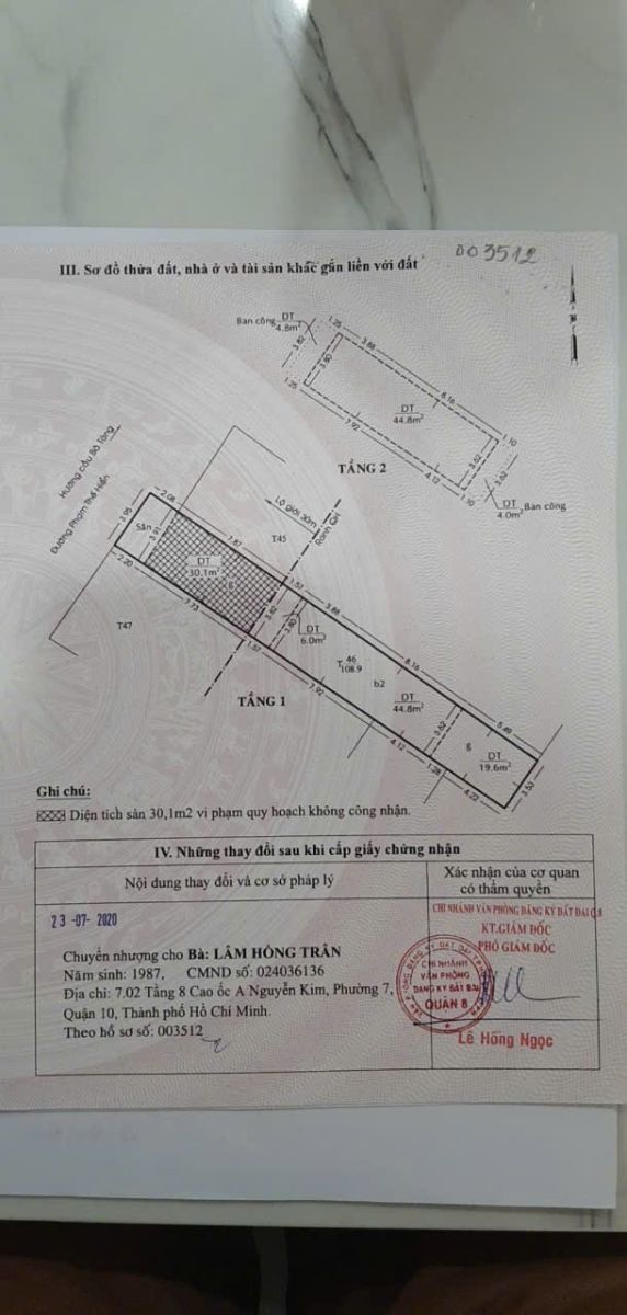 Bán nhà mặt tiền đường Phạm Thế Hiển quận 8 - 108,9m2 - giá 10,7 TL