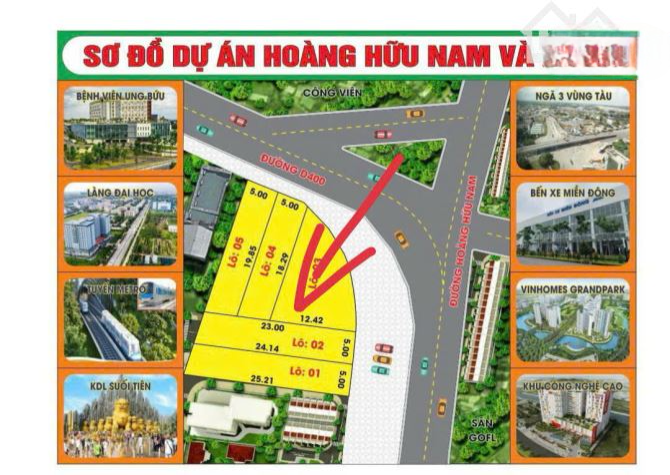 Bán căn góc 2 MT đường Hoàng Hữu Nam và D400 TP Thủ Đức: 14mx10, 148m2 - Giá 23 tỷ TL