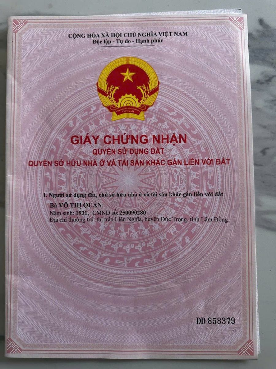 🏡 BÁN LÔ ĐẤT MẶT TIỀN CAO BÁ QUÁT – LIÊN NGHĨA, ĐỨC TRỌNG, LÂM ĐỒNG