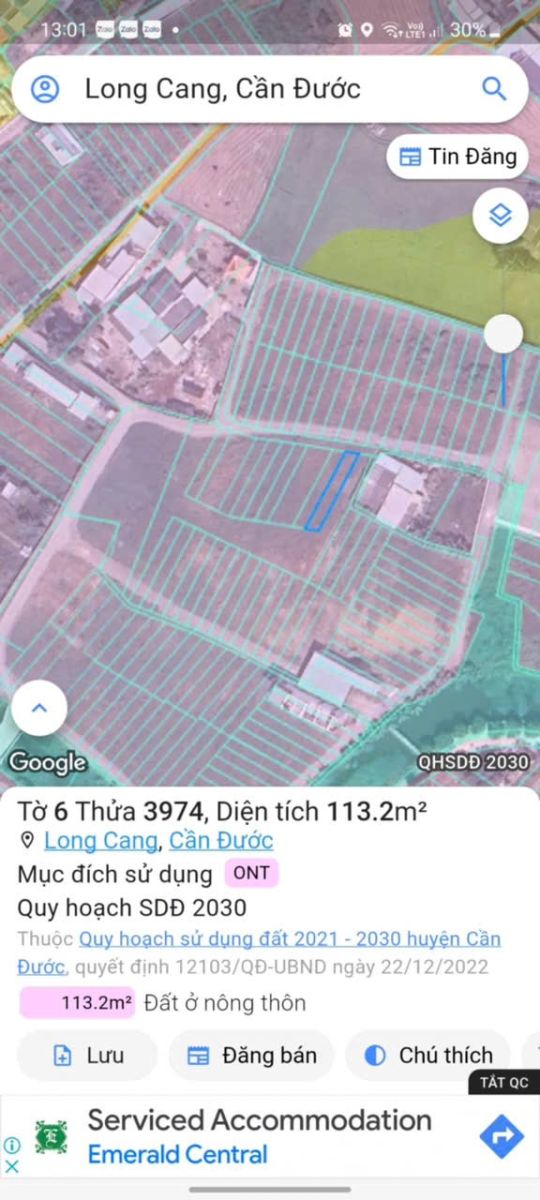 ✨ Cần bán gấp lô đất trong khu dân cư Long Cang Residence ✨