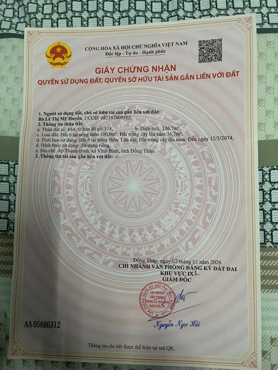 🏡 NHÀ CẤP 4 ĐƯỜNG NHỰA – VIEW KÊNH MÁT MẺ – XÃ VĨNH BÌNH, ĐỒNG THÁP