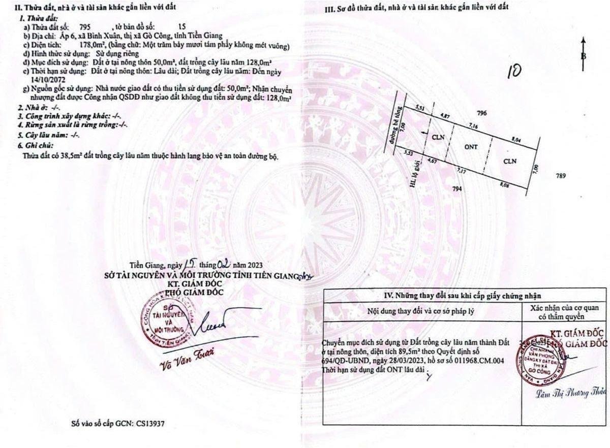 Siêu hot! Đất 178m² Gò Công – Tiền Giang, giá chỉ 900 triệu (có thương lượng)