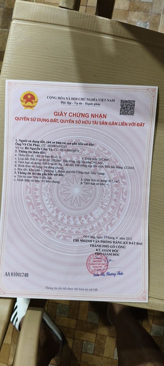 🔥 BÁN BIỆT THỰ TRUNG TÂM TP GÒ CÔNG – CÓ HỒ BƠI LỚN – DÒNG TIỀN ỔN ĐỊNH 🔥