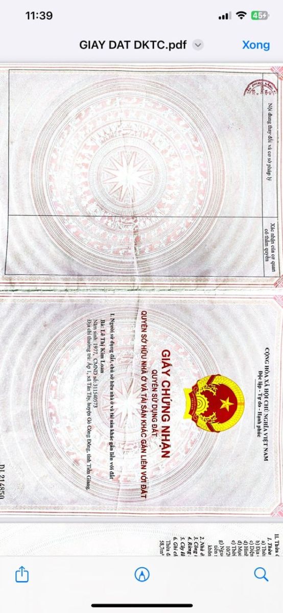 🔥 CẦN TIỀN GẤP – BÁN ĐẤT KÈM NHÀ ẤP GÒ LỨC, GÒ CÔNG ĐÔNG – 566m² GIÁ CHỈ 2 TỶ 1 CÓ TL🔥