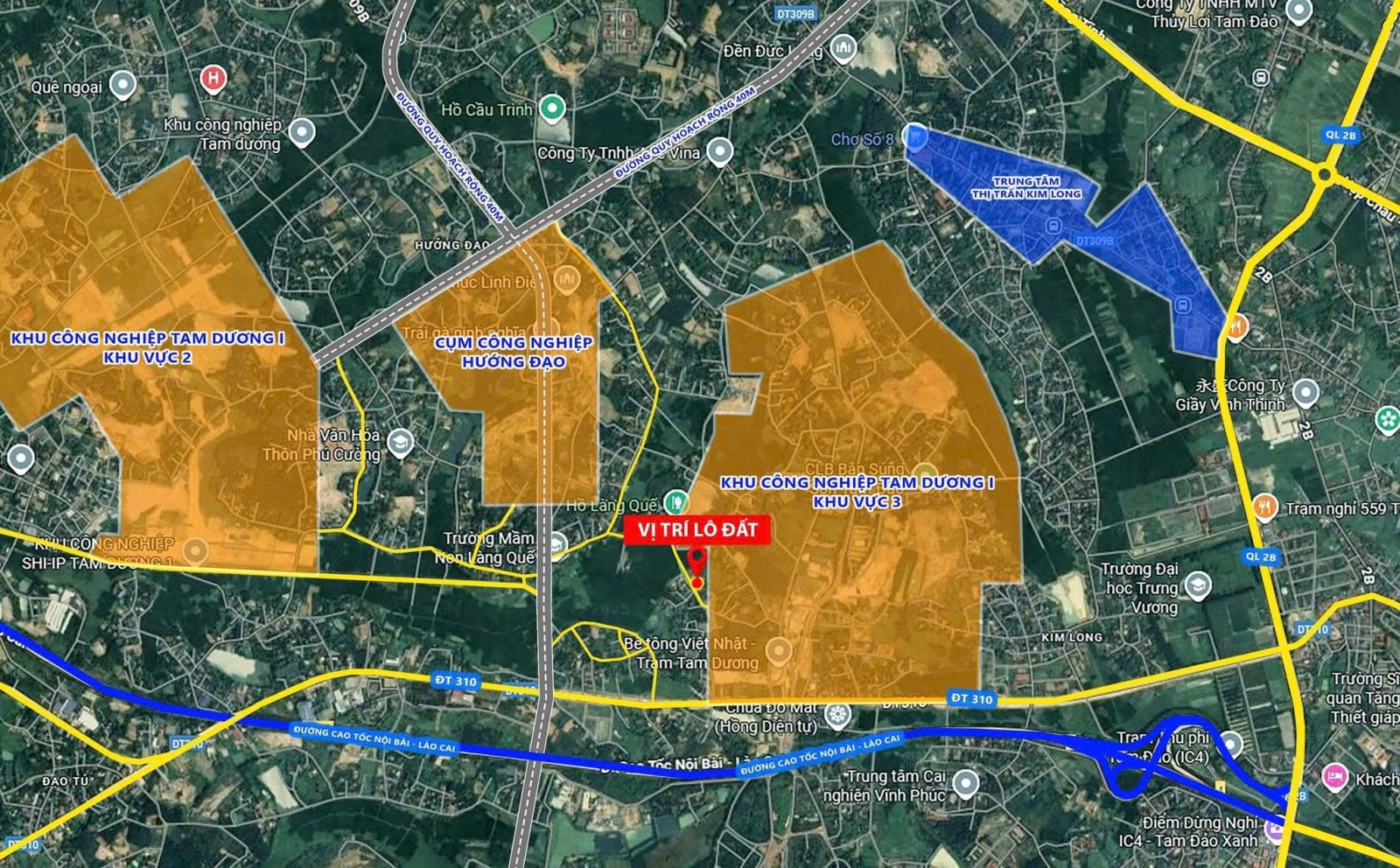 Lô đất 99,4m2 cửa ngõ KCN Tam Dương 1 giá chỉ 1 tỷ xxx